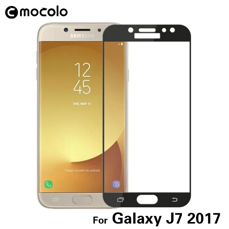 Mocolo Screen Protector Full Cover Tempered Glass 9H 2.5D Colorful Protective Film For Samsung Galaxy J7 2017 With Retail Box
Mocolo Screen Protector Full Cover Tempered Glass 9H 2.5D Colorful Protective Film For Samsung Galaxy J7 2017 With Retail Box