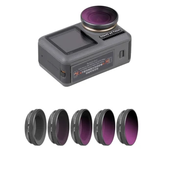 OSMO ACTION Camera Adjustable Lens Filter UV CPL ND4/8/16/32 PL Sets ND Filters for DJI Osmo Action Camera Accessories
OSMO ACTION Camera Adjustable Lens Filter UV CPL ND4/8/16/32 PL Sets ND Filters for DJI Osmo Action Camera Accessories