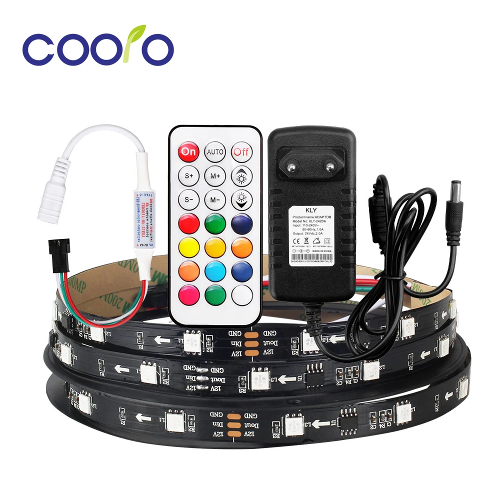 Светодиодная лента 5050 RGB 12 В WS2811, программируемая индивидуально Адресуемая цифровая светодиодная лента, светильник 2811, черная Светодиодная лента, 1-5 м, 30 светодиодов/м
Светодиодная лента 5050 RGB 12 В WS2811, программируемая индивидуально Адресуемая цифровая светодиодная лента, светильник 2811, черная Светодиодная лента, 1-5 м, 30 светодиодов/м