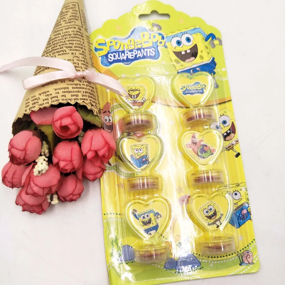Birthday Party Supplies 6pcs/set SpongeBob Party Decoration Rubber Stamp Funny SpongeBob For Kids Decor Cartoon Seal Stamper
Birthday Party Supplies 6pcs/set SpongeBob Party Decoration Rubber Stamp Funny SpongeBob For Kids Decor Cartoon Seal Stamper