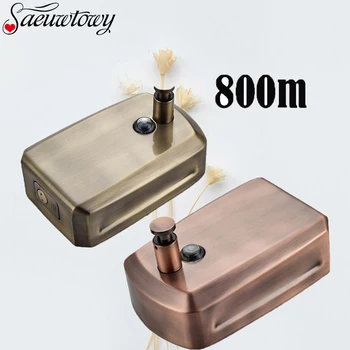 Wall Mount Antique Bronze Bathroom Soap Dispenser 800ml Liquid Hand Soap Dispense dispensador de jabon
Wall Mount Antique Bronze Bathroom Soap Dispenser 800ml Liquid Hand Soap Dispense dispensador de jabon
