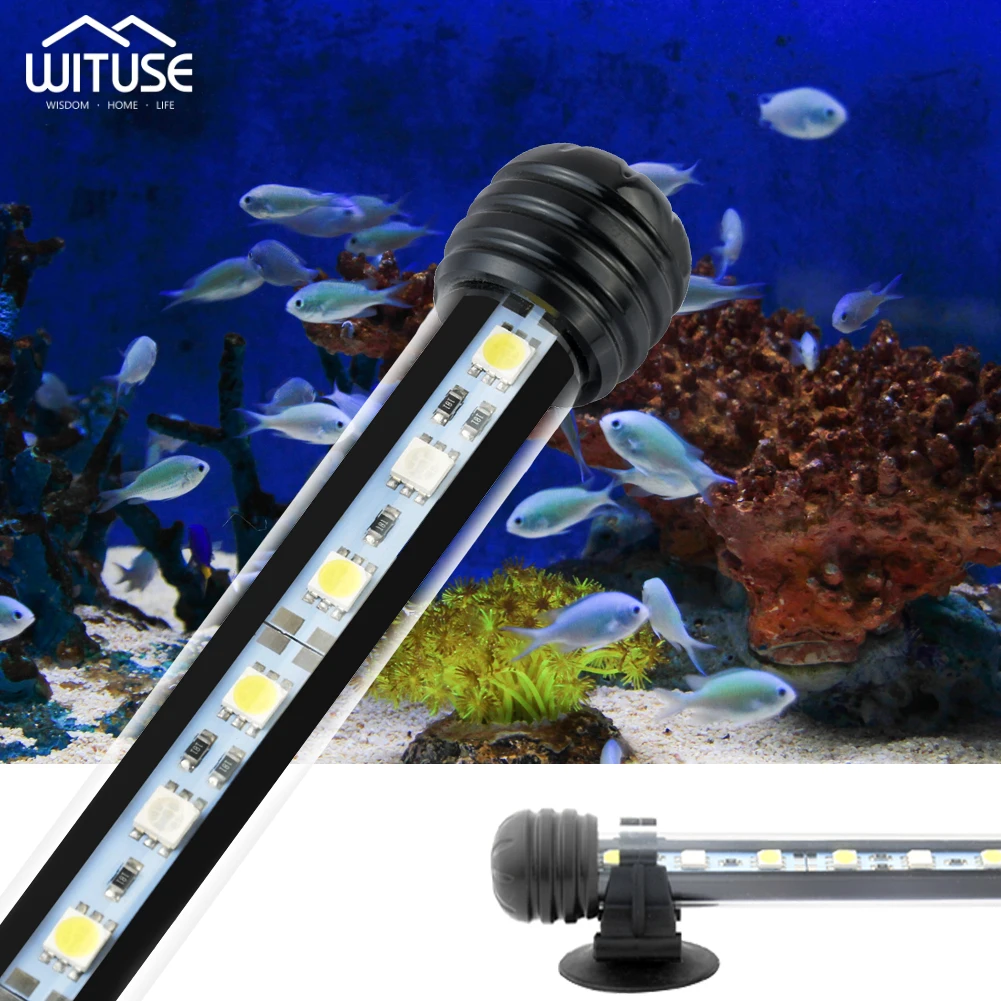 Waterproof Aquarium LED Light beautiful Fish Tank LEDs Light Submersible Underwater Clip Lamp Aquatic Decor 19cm 28cm 38cm 48cm
Waterproof Aquarium LED Light beautiful Fish Tank LEDs Light Submersible Underwater Clip Lamp Aquatic Decor 19cm 28cm 38cm 48cm