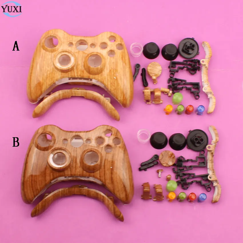 YuXi Wood grain Handle shell Gamepad Case Cover with Full set Button Replacement for Xbox 360 xbox360 Gaming Controller
YuXi Wood grain Handle shell Gamepad Case Cover with Full set Button Replacement for Xbox 360 xbox360 Gaming Controller