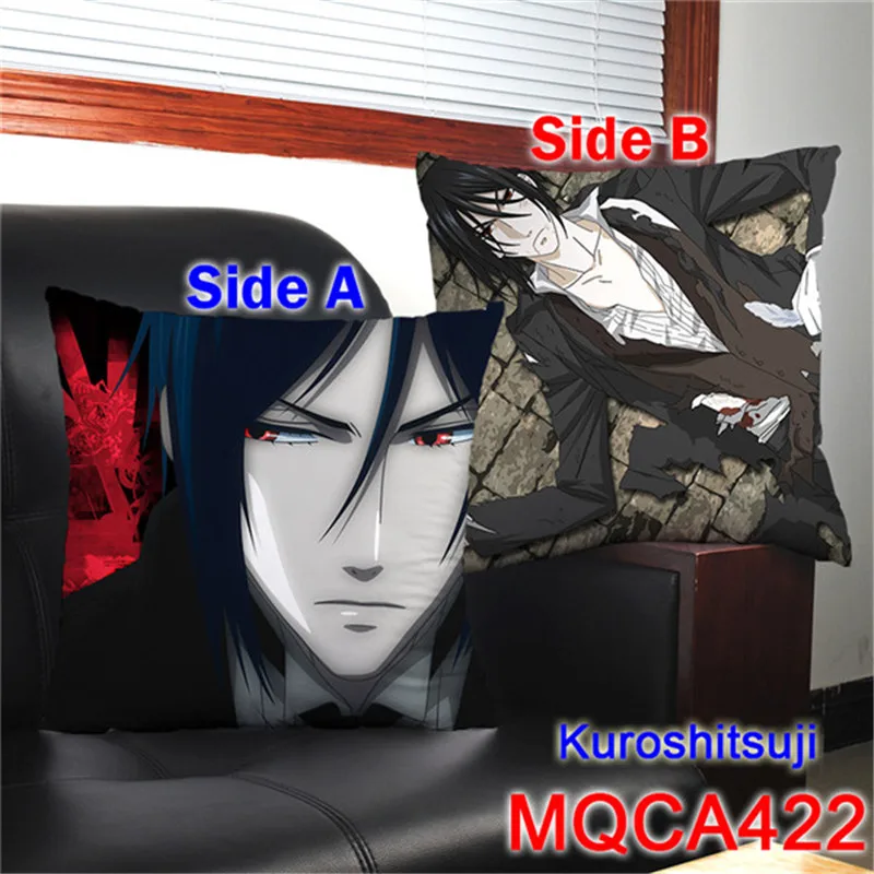 Decorative Pillows 45x45CM black butler Anime Pillows Sebastian Michaelis Soft Two-Side Print Pillow Cushion for Anime Fans Gift
Decorative Pillows 45x45CM black butler Anime Pillows Sebastian Michaelis Soft Two-Side Print Pillow Cushion for Anime Fans Gift
