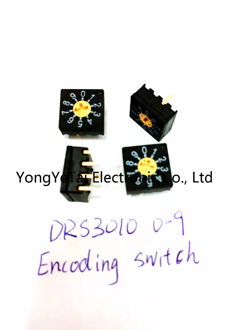 DRS3010 Rotary encoder switch 10 bits 0-9 Rotary switch Positive code Short leg free shippping
DRS3010 Rotary encoder switch 10 bits 0-9 Rotary switch Positive code Short leg free shippping
