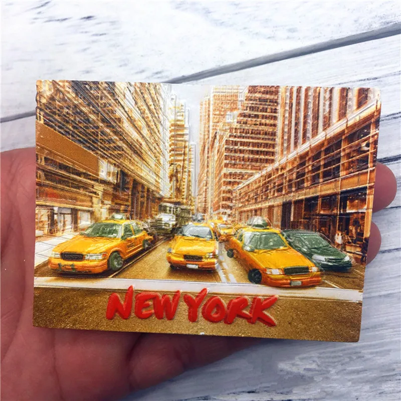 Hot Sale New York City Taxi Fridge Refrigerator Magnets 3D Handmade Travel Tourist Souvenirs Magnetic Stickers Home Decor
Hot Sale New York City Taxi Fridge Refrigerator Magnets 3D Handmade Travel Tourist Souvenirs Magnetic Stickers Home Decor