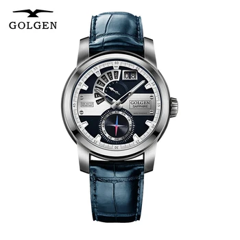 GOLGEN Casual Men Watch Quartz 50M Waterproof Leather Wristwatch Mens Fashion Male Clock
GOLGEN Casual Men Watch Quartz 50M Waterproof Leather Wristwatch Mens Fashion Male Clock
