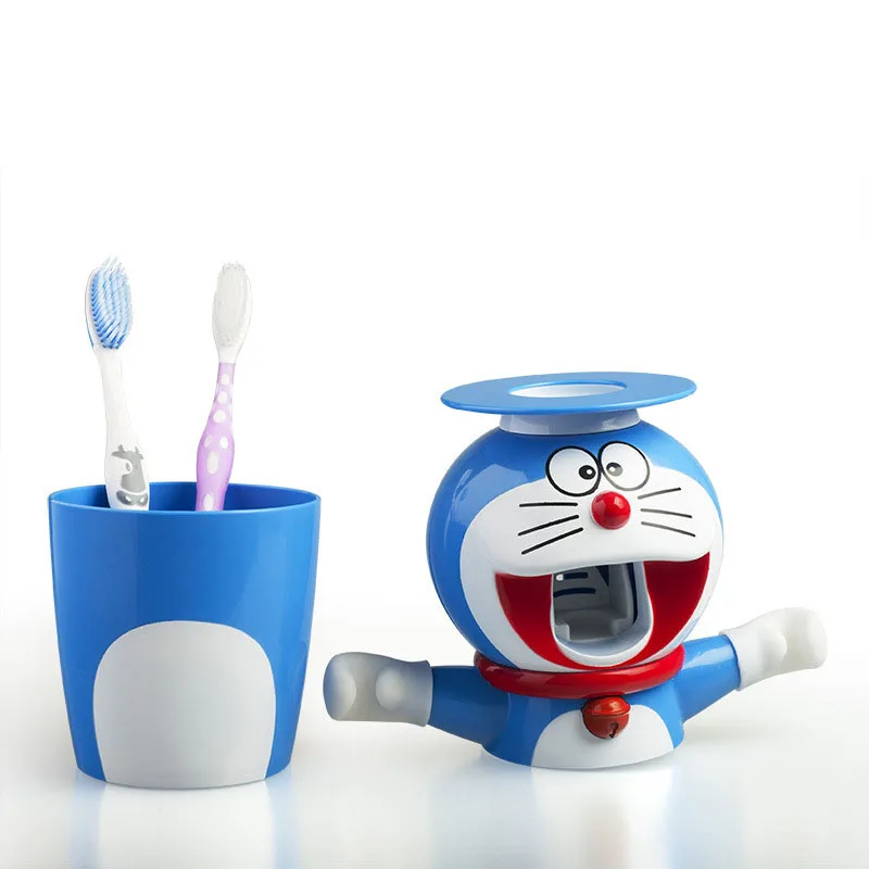 1 Set Cartoon Doraemon Creative Automatic Lazy Toothpaste Dispenser Toothbrush Holder Squeezer Bathroom Accessories 35
1 Set Cartoon Doraemon Creative Automatic Lazy Toothpaste Dispenser Toothbrush Holder Squeezer Bathroom Accessories 35