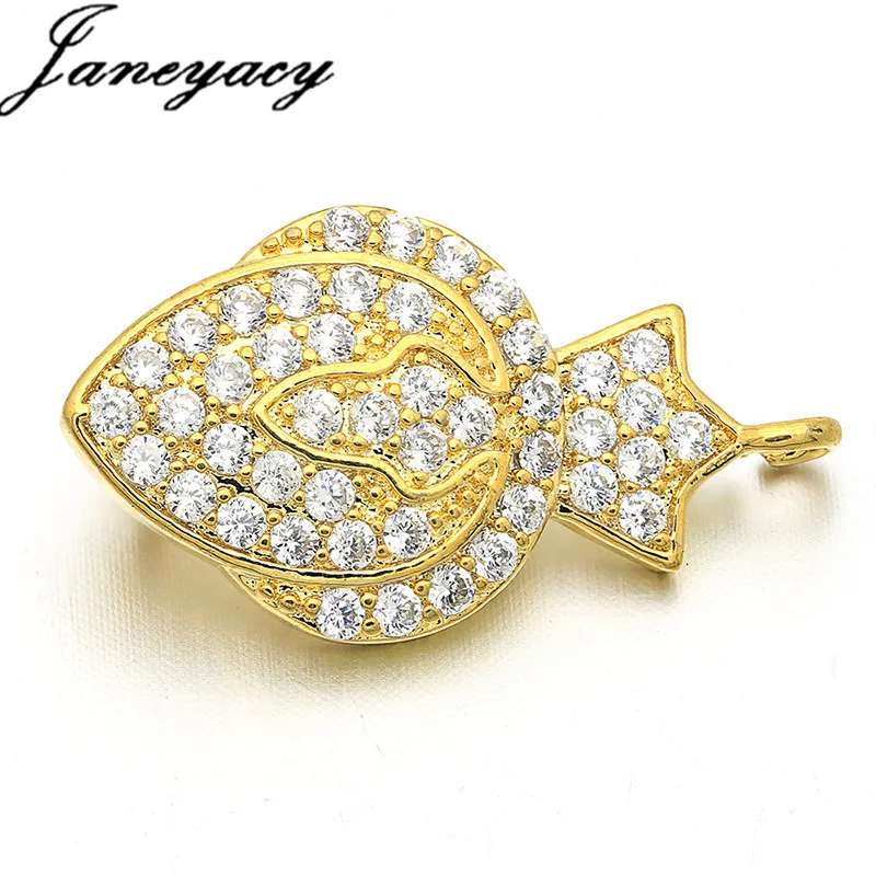Fashion Brass Cubic Zirconia Accessories Connector Strawberry DIY Necklace Earring Pendant Accessories Jewelry Making L23* W13mm
Fashion Brass Cubic Zirconia Accessories Connector Strawberry DIY Necklace Earring Pendant Accessories Jewelry Making L23* W13mm