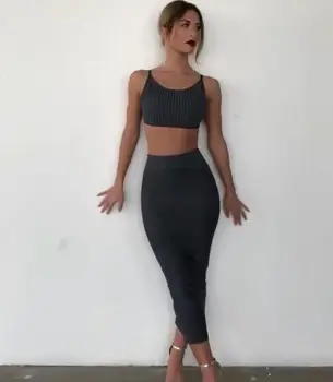 Grey and Red Color Ladies HL Bandage Dress Sleeveless Sexy 2 Pieces Bodycon Mid-calf Dress Club Night Dress Wholesale
Grey and Red Color Ladies HL Bandage Dress Sleeveless Sexy 2 Pieces Bodycon Mid-calf Dress Club Night Dress Wholesale