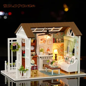 DIY Wooden House Miniaturas with Furniture DIY Miniature House Dollhouse Toys for Children Christmas and Birthday Gifts
DIY Wooden House Miniaturas with Furniture DIY Miniature House Dollhouse Toys for Children Christmas and Birthday Gifts