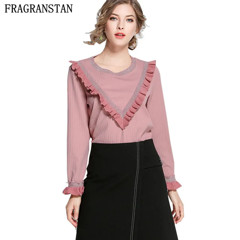 Hot Sale Spring Autumn Fashion Women New Casual Sweaters Large Size Long Sleeve O-Neck Ruffles Patchwork Girl Knitted Tops H130
Hot Sale Spring Autumn Fashion Women New Casual Sweaters Large Size Long Sleeve O-Neck Ruffles Patchwork Girl Knitted Tops H130