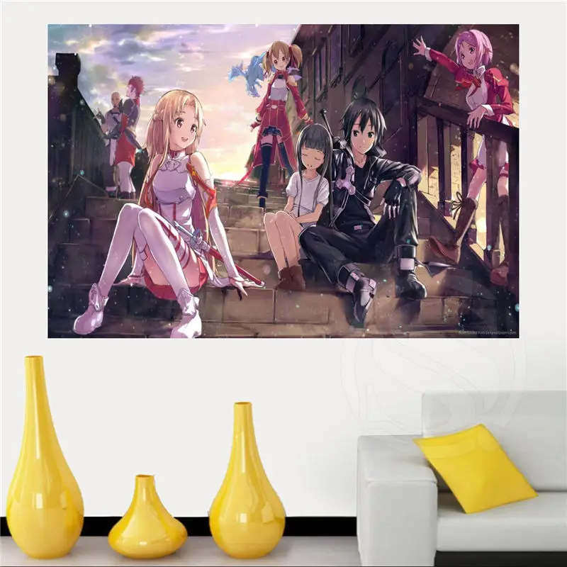 Canvas Poster Silk Fabric Classic Fashion Custom Sword Art Online Home Decor Poster Print More Size SQ00518-ZHH003
Canvas Poster Silk Fabric Classic Fashion Custom Sword Art Online Home Decor Poster Print More Size SQ00518-ZHH003