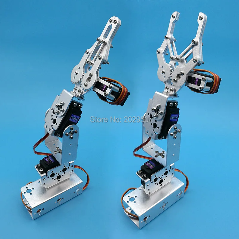 1set Silver 3 Dof Mechanical Arm Clamp Claw Mount Kit For Remote Control Smart Robot DIY Model Promotion
1set Silver 3 Dof Mechanical Arm Clamp Claw Mount Kit For Remote Control Smart Robot DIY Model Promotion
