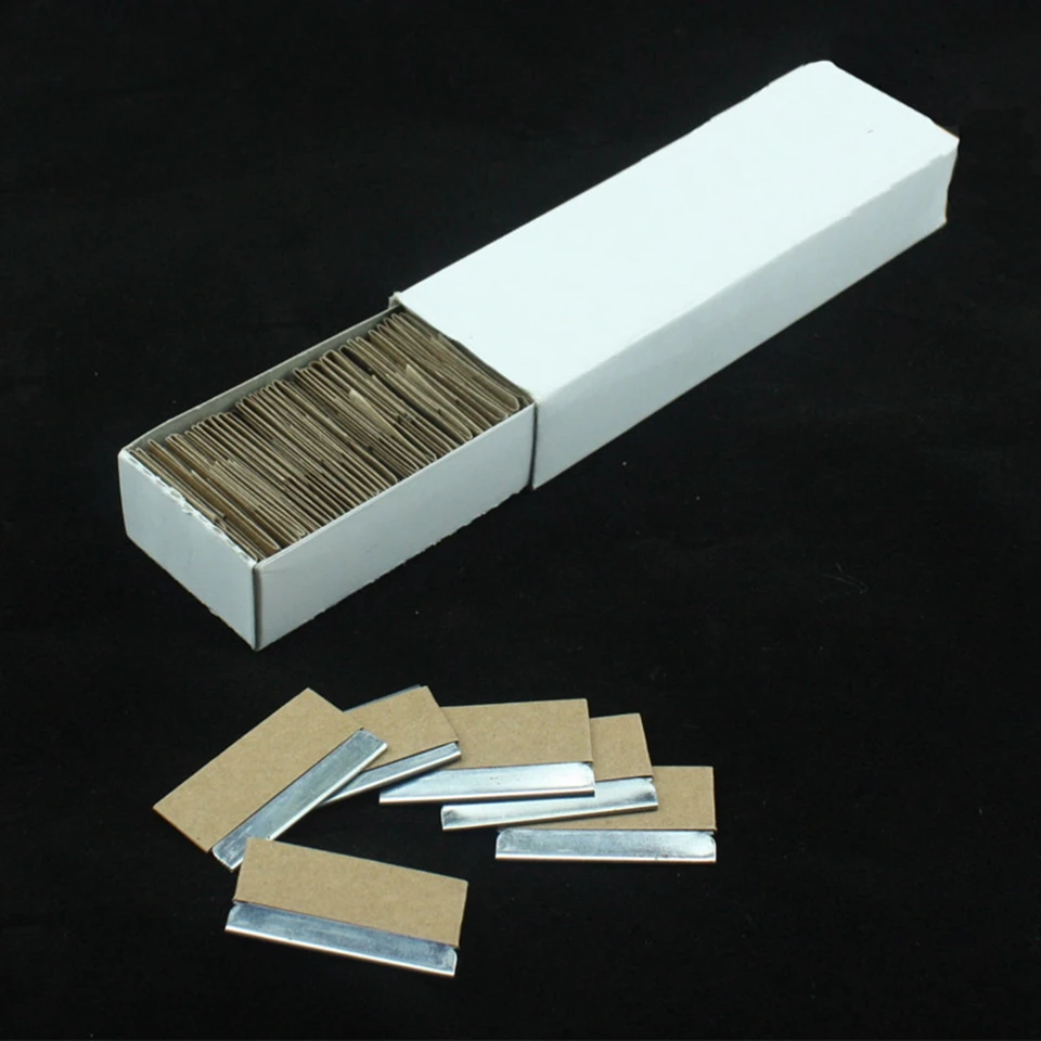 2.2*3.9cm Carbon steel Safety Scraper Knife Razor blades Replacement for car wrapping 100-Blade/box MX-51
2.2*3.9cm Carbon steel Safety Scraper Knife Razor blades Replacement for car wrapping 100-Blade/box MX-51