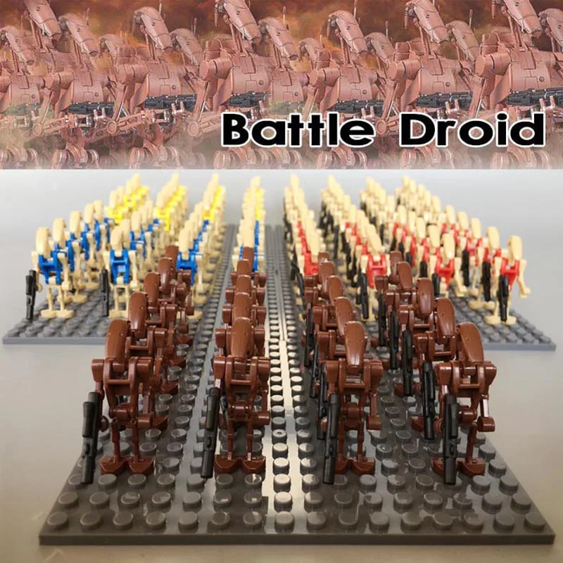 STAR WARS Custom Droids battle Compatible droids Trooper with Gun Imperial Droid Block Kids Toy 20pcs/lot
STAR WARS Custom Droids battle Compatible droids Trooper with Gun Imperial Droid Block Kids Toy 20pcs/lot