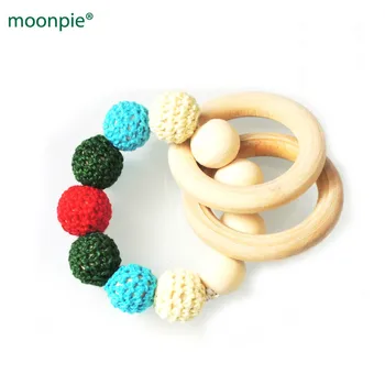 Pastel color handmade crochet beads wooden teether natural wood beading baby toy baby teether toddler ET35
Pastel color handmade crochet beads wooden teether natural wood beading baby toy baby teether toddler ET35