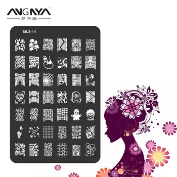 1PC ANGNYA MLS Series Nail Art Image Plate Stainless Steel Hollywood Design Nail Template Manicure Stencil Tool MLS-14
1PC ANGNYA MLS Series Nail Art Image Plate Stainless Steel Hollywood Design Nail Template Manicure Stencil Tool MLS-14