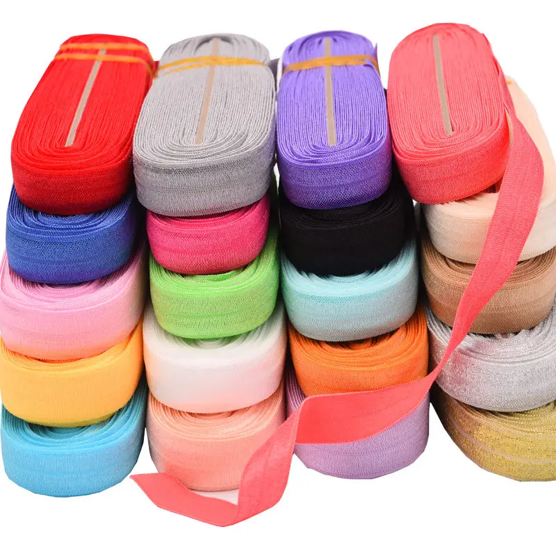 10yds/roll 5/8"cm Solid Fold Over Elastic Hair Accessories FOE Elastic For Hair Ties Headband DIY Headwear
10yds/roll 5/8"cm Solid Fold Over Elastic Hair Accessories FOE Elastic For Hair Ties Headband DIY Headwear