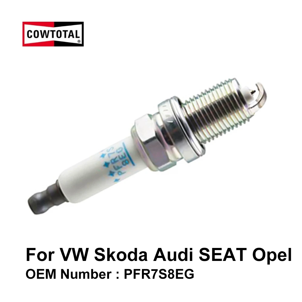 COWTOTAL Platinum Spark Plug for Audi A3 A4 A5 A6 A8 Q3 Q5 TT OE PFR7S8EG ( Pack of 4 )
COWTOTAL Platinum Spark Plug for Audi A3 A4 A5 A6 A8 Q3 Q5 TT OE PFR7S8EG ( Pack of 4 )