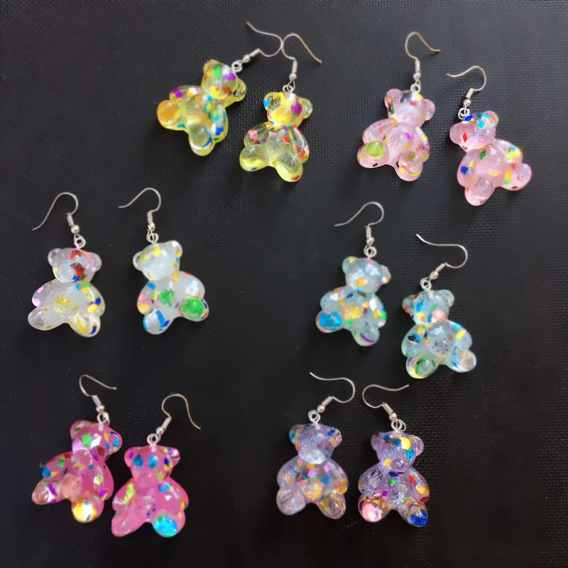 2019 New Funny Colorful Bling Small Cute Dangle Drop Earrings Simple fashion Personality Diy Lovely Bear Ear Jewelry Accessories
2019 New Funny Colorful Bling Small Cute Dangle Drop Earrings Simple fashion Personality Diy Lovely Bear Ear Jewelry Accessories