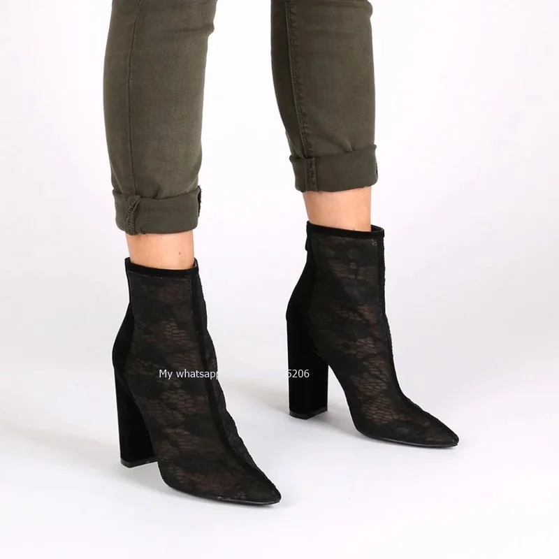 New Fashion Suede leather + Mesh women Ankle boots Big size 34-45 solid Pointed Toe high heels Beige black Booty
New Fashion Suede leather + Mesh women Ankle boots Big size 34-45 solid Pointed Toe high heels Beige black Booty
