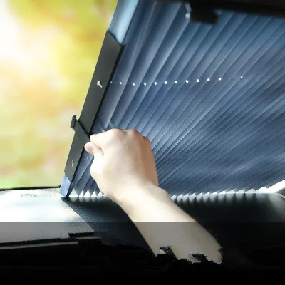 Manufacturer's direct-selling auto-retractable sun shade, sunscreen front-end car sun shade, windshield, summer car sun shade
Manufacturer's direct-selling auto-retractable sun shade, sunscreen front-end car sun shade, windshield, summer car sun shade