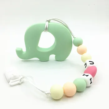 BPA FREE Silicone Teething pacifier clips with new elephant teether - Baby teether Pacifier Clip Holder Safety for baby
BPA FREE Silicone Teething pacifier clips with new elephant teether - Baby teether Pacifier Clip Holder Safety for baby