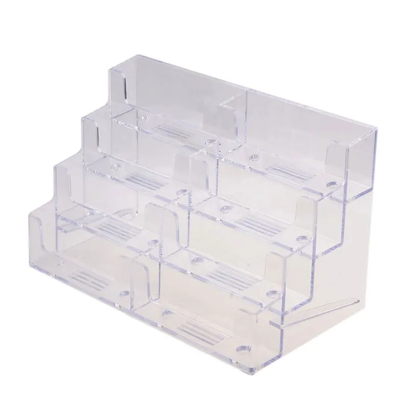 Practical New 8 Pocket Desktop Clear Acrylic Business Card Holder Display Stand Tool #80472
Practical New 8 Pocket Desktop Clear Acrylic Business Card Holder Display Stand Tool #80472
