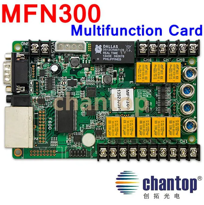 Novastar / Nova MFN300 Multifunction Card support connecting with temperature&brightness&humidity sensor led board
Novastar / Nova MFN300 Multifunction Card support connecting with temperature&brightness&humidity sensor led board