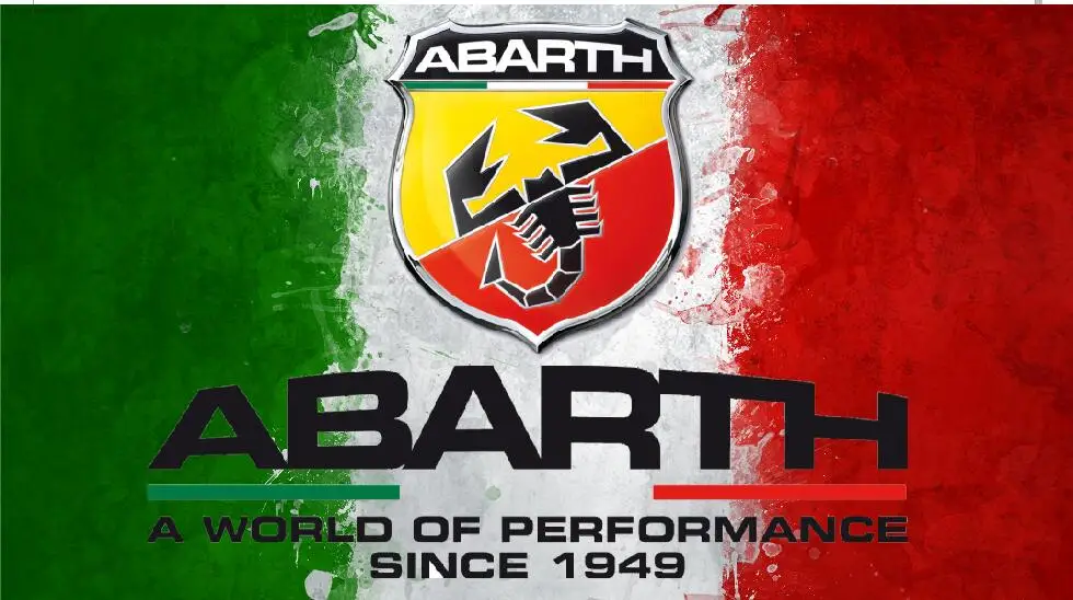Новый черный Гоночный флаг Fiat Abarth с американским флагом Скорпион логотип 3x5 футов