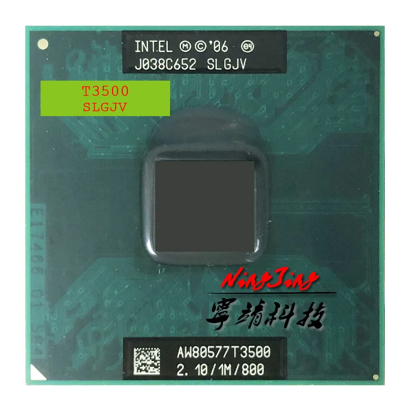Intel Mobile Celeron Dual-Core T3500 SLGJV 2.1 GHz Dual-Core Dual-Thread CPU Processor 1M 35W Socket P
Intel Mobile Celeron Dual-Core T3500 SLGJV 2.1 GHz Dual-Core Dual-Thread CPU Processor 1M 35W Socket P