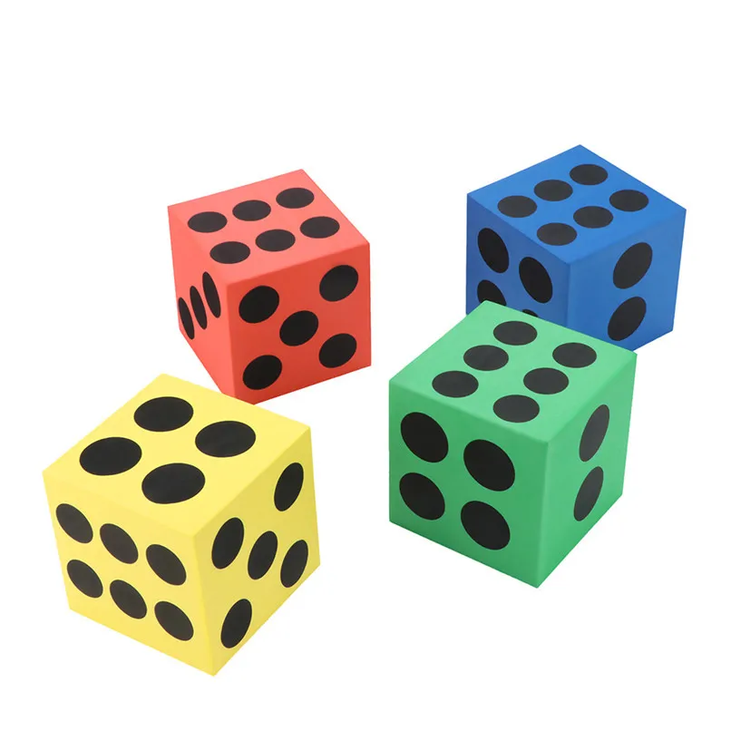 4Pcs dice Toy Puzzle plaything Eva Foam Dice Six Sided Spot Dice Kid Game Soft Learn Play Blocks Educational Toy #2O23
4Pcs dice Toy Puzzle plaything Eva Foam Dice Six Sided Spot Dice Kid Game Soft Learn Play Blocks Educational Toy #2O23
