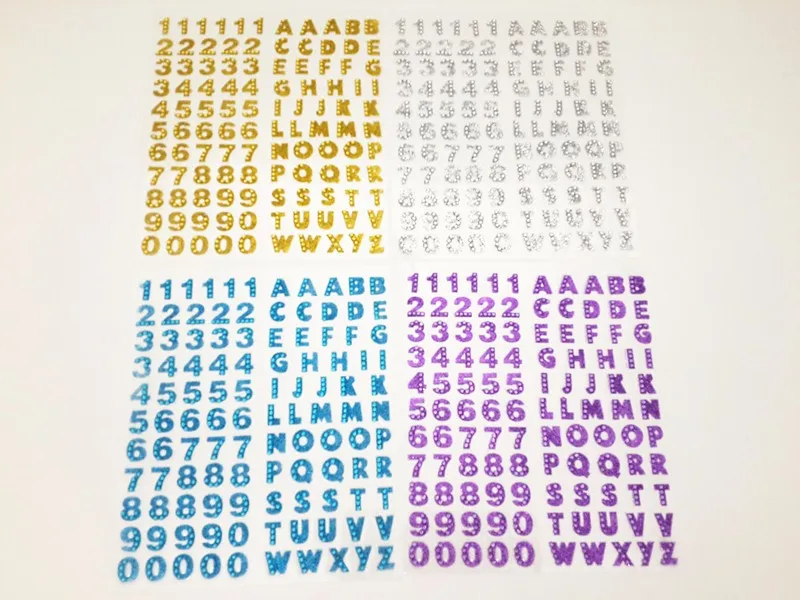 1100pcs/lot Letter and Numbers Self Adhesive Sparkle Rhinestones - Glitter Gemstone Alphabet Self Adhesive Srapbooking Stickers
1100pcs/lot Letter and Numbers Self Adhesive Sparkle Rhinestones - Glitter Gemstone Alphabet Self Adhesive Srapbooking Stickers