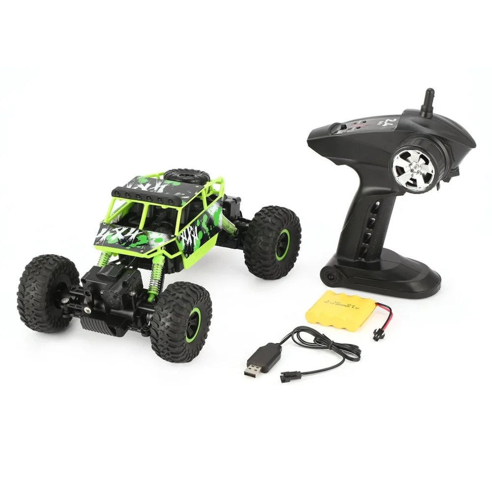 YY300 2.4GHz 1/18 Scale 20km/h Double Motors 4WD Bigfoot Rock Crawler Climbing RC Car Off-Road Vehicle Toy
YY300 2.4GHz 1/18 Scale 20km/h Double Motors 4WD Bigfoot Rock Crawler Climbing RC Car Off-Road Vehicle Toy