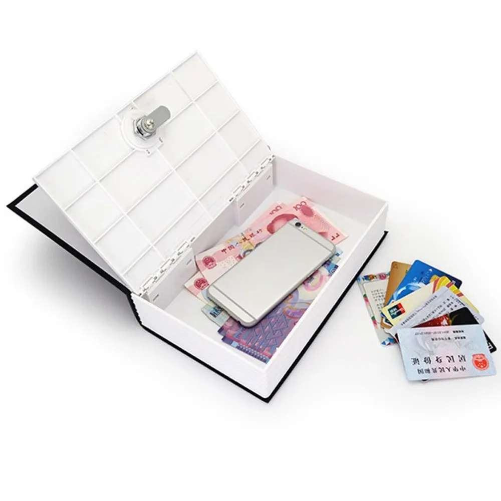 Фото Dictionary Shape Money Box Piggy Bank With Key Safe Cash Coins Kid Child Birthday Gift Saving Coinbox Home Decor | Дом и сад