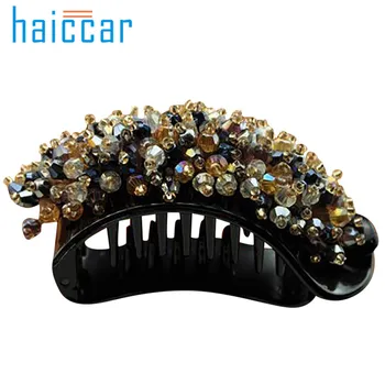 Women Geometric Crystal Hair Claw Solid Color Hair Crab Retro Hair Clips Make UP Hair Accessories Large Size Hairpin 40#dropship
Women Geometric Crystal Hair Claw Solid Color Hair Crab Retro Hair Clips Make UP Hair Accessories Large Size Hairpin 40#dropship
