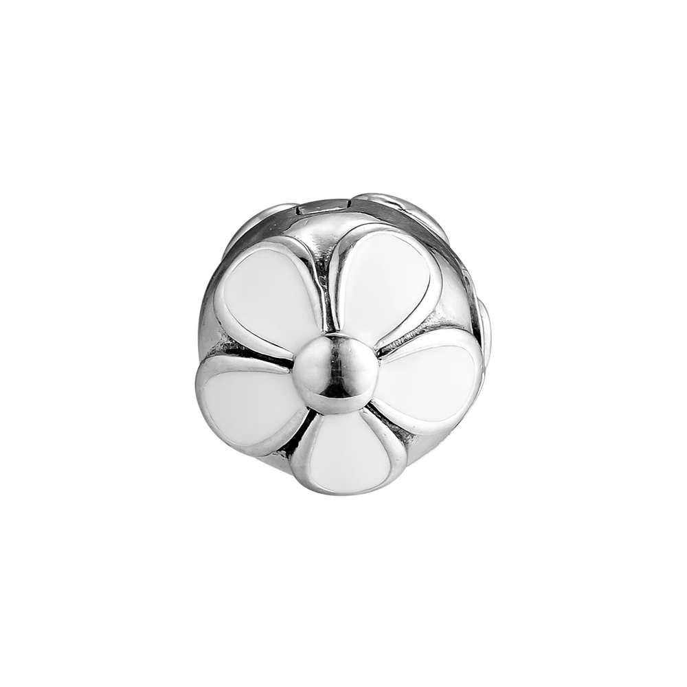 100% 925 Sterling Silver White Flower Clip Charm Fit for Woman DIY Brand Logo Bracelets Beads For Jewelry Making
100% 925 Sterling Silver White Flower Clip Charm Fit for Woman DIY Brand Logo Bracelets Beads For Jewelry Making