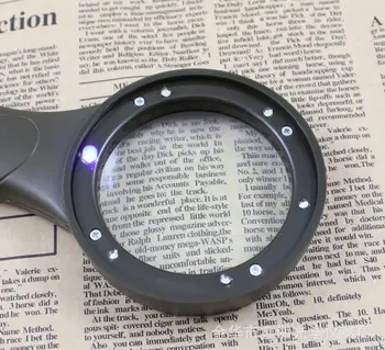 5X 65mm Glss Lens Toy Gift Magnifier Educational Handheld Reading magnifying glass Insects observation for old Man with UV Lamp
5X 65mm Glss Lens Toy Gift Magnifier Educational Handheld Reading magnifying glass Insects observation for old Man with UV Lamp