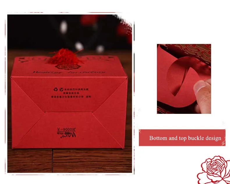 gift bag gift box wedding party supplies candy box tassel