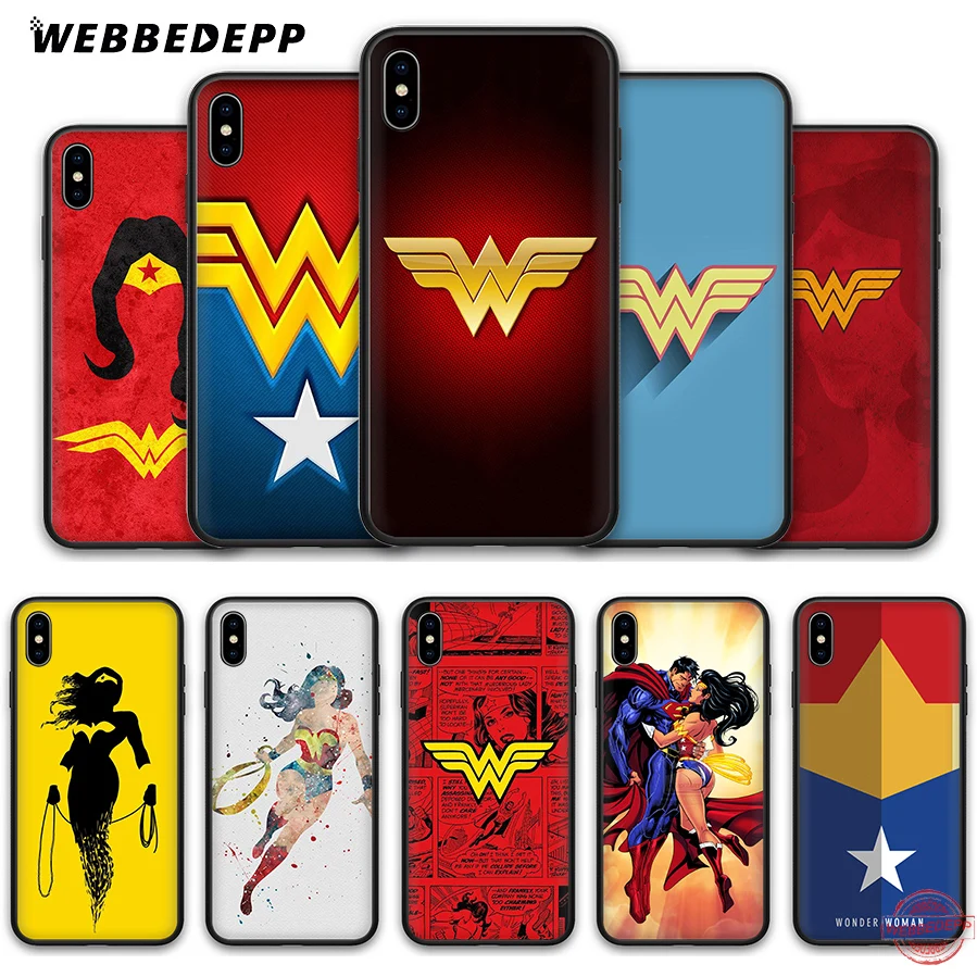 WEBBEDEPP Wonder Woman Dc Superhero Soft Silicone TPU Phone Case for iPhone 5 5S SE 6 6S 7 8 Plus XR X XS Max
WEBBEDEPP Wonder Woman Dc Superhero Soft Silicone TPU Phone Case for iPhone 5 5S SE 6 6S 7 8 Plus XR X XS Max