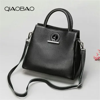QIAOBAO 2020 Famous Cowhide Tote 100% Genuine Leather bag portable Messenger Shoulder bag
QIAOBAO 2020 Famous Cowhide Tote 100% Genuine Leather bag portable Messenger Shoulder bag