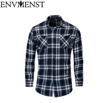 2018 New Men Casual Shirt Autumn Fashion Brand Men Clothes Slim Fit Men Long Sleeve Shirt Men Plaid Color Shirt
2018 New Men Casual Shirt Autumn Fashion Brand Men Clothes Slim Fit Men Long Sleeve Shirt Men Plaid Color Shirt