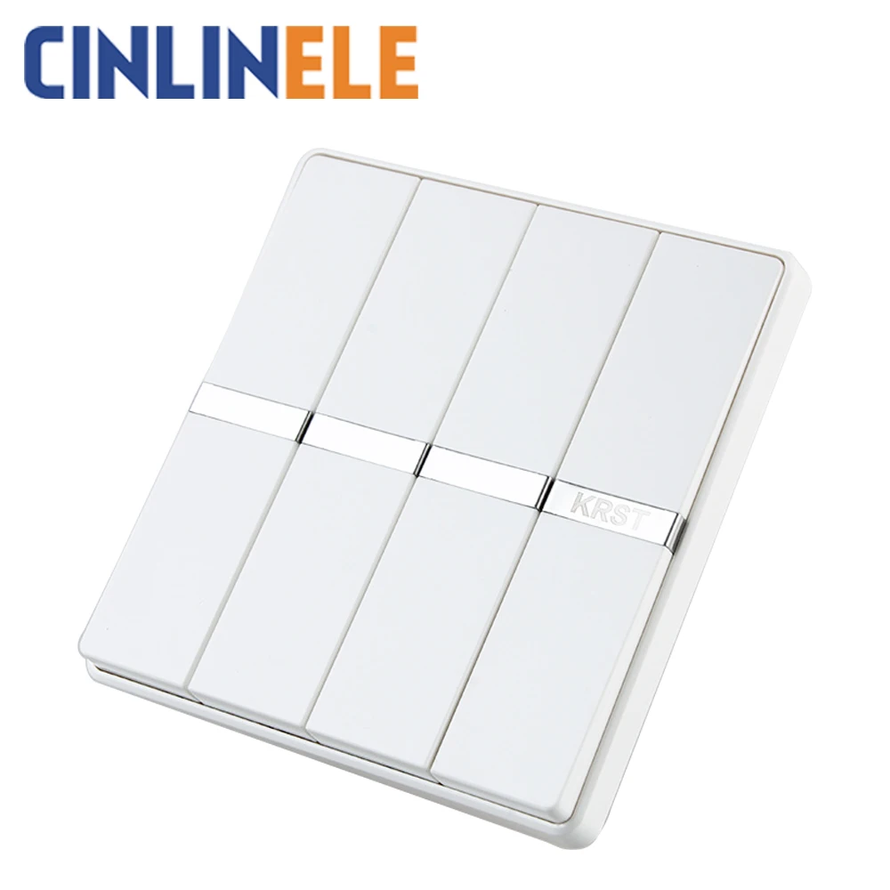 Luxury Wall Switch 4 Gang 2 Way White Brief Art Weave Light Switch AC 110~250V 10A No border design 86mm * 86mm
Luxury Wall Switch 4 Gang 2 Way White Brief Art Weave Light Switch AC 110~250V 10A No border design 86mm * 86mm