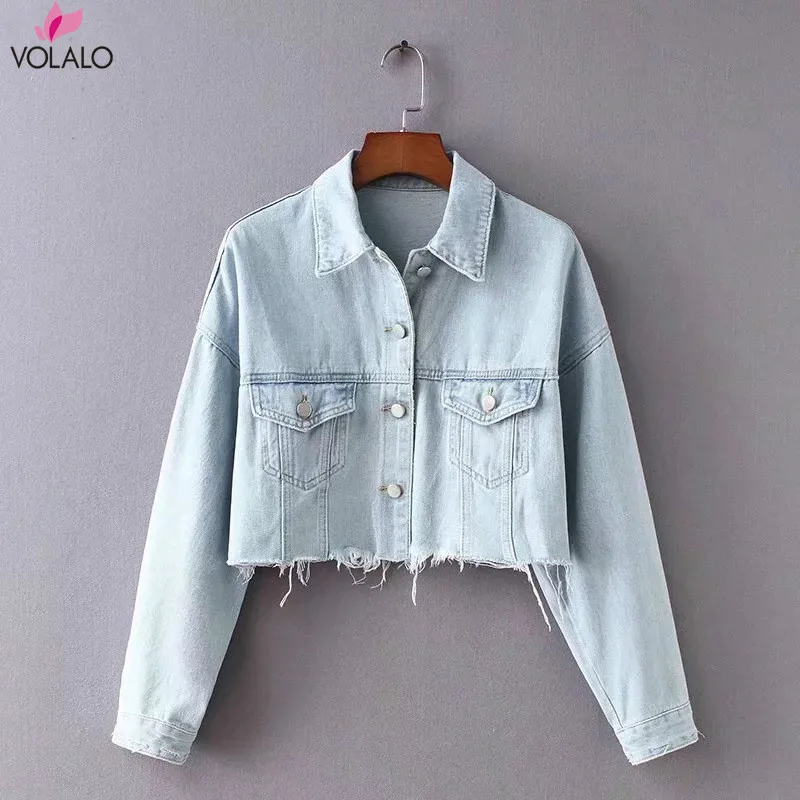 Denim Jacket BF Hip Hop Jean Coat Broken Tassel Retro Patchwork Cowboy Jacket Spring Autumn Women Streetwear Jeans 2019 New
Denim Jacket BF Hip Hop Jean Coat Broken Tassel Retro Patchwork Cowboy Jacket Spring Autumn Women Streetwear Jeans 2019 New