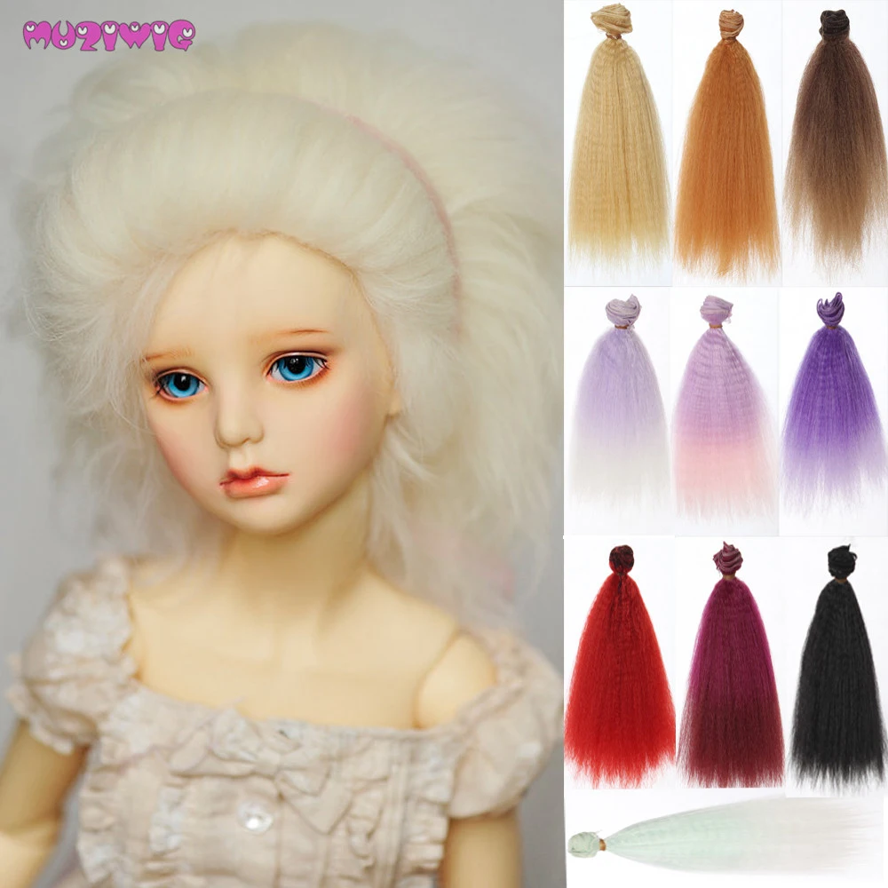 1pc 15/20*100cm Heat Resistant Synthetic Afro Kinky Curly Hair Wefts for BJD/Blyth/American Doll
1pc 15/20*100cm Heat Resistant Synthetic Afro Kinky Curly Hair Wefts for BJD/Blyth/American Doll