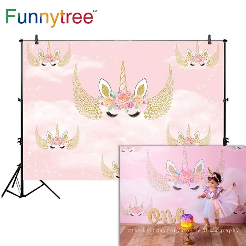 Funnytree background for photography unicorn angel wing birthday party pink flower sky decor backdrop photo studio photocall new
Funnytree background for photography unicorn angel wing birthday party pink flower sky decor backdrop photo studio photocall new
