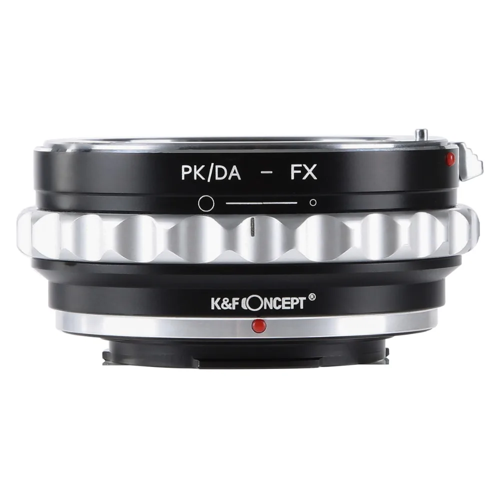 

K&F CONCEPT Lens Mount Adapter with Aperture Control Ring for Pentax K M A FA DA Mount Lens to for Fujifilm Fuji X FX body