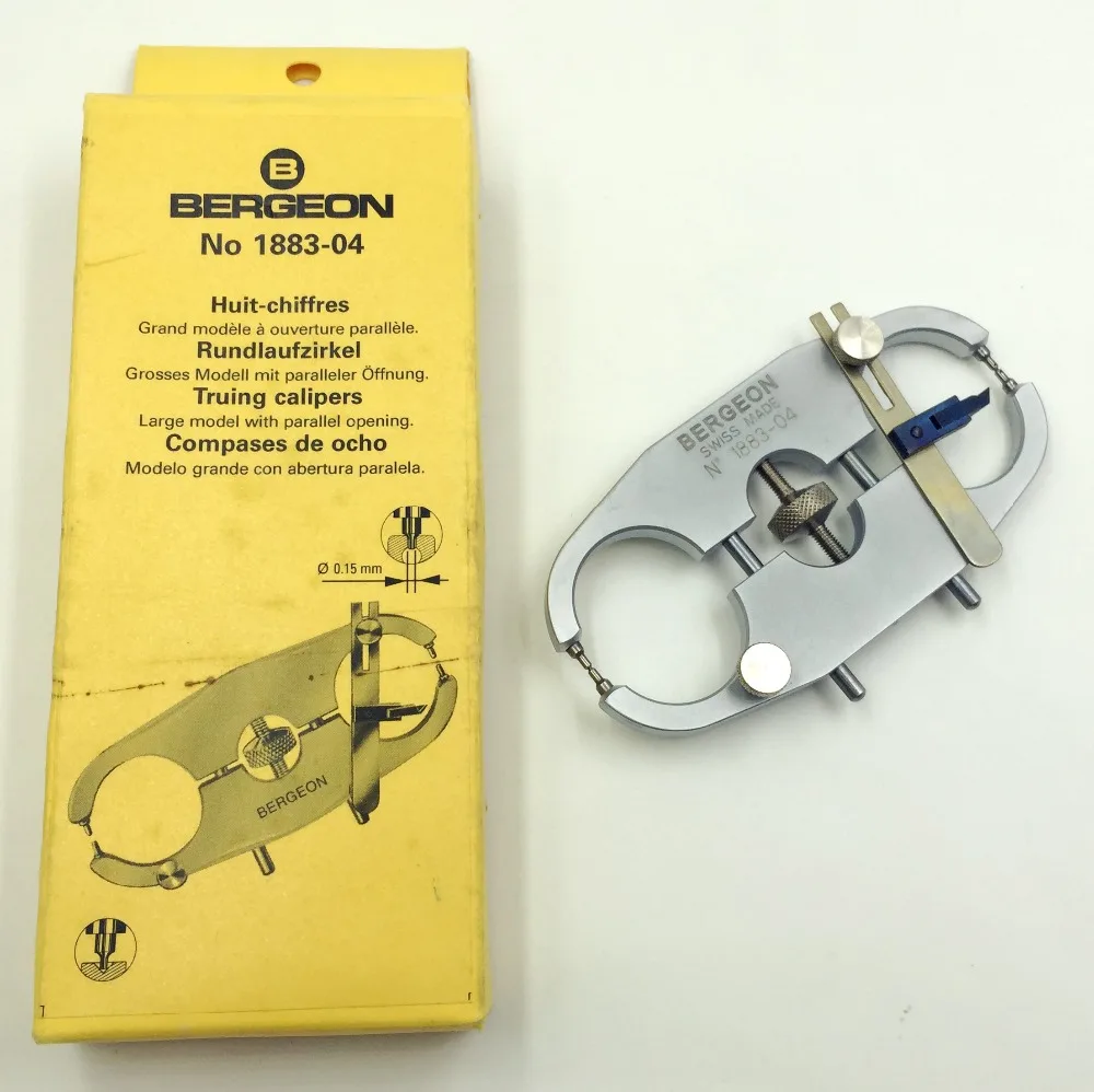 bergeon 1883-04 Truing calipers.Large model with parallel opening Compases de ocho.Modelo grande con abetura paralela watch tool
bergeon 1883-04 Truing calipers.Large model with parallel opening Compases de ocho.Modelo grande con abetura paralela watch tool