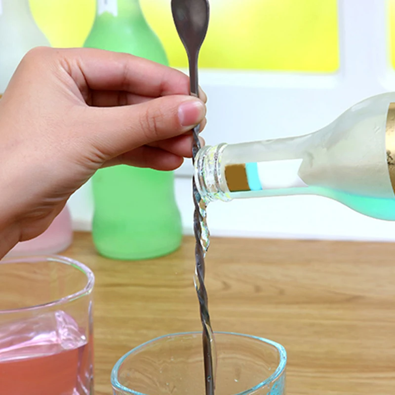 Multi-Purpose Stainless Steel Mixing Spoon For Cream Iced Coffee Cocktail Mixer Bar Puddler Spoons Kitchen Accessories EJ876916
Multi-Purpose Stainless Steel Mixing Spoon For Cream Iced Coffee Cocktail Mixer Bar Puddler Spoons Kitchen Accessories EJ876916